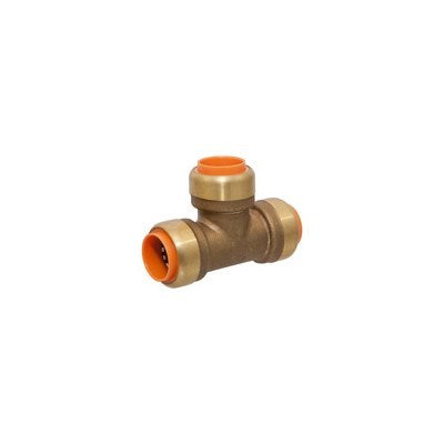 38420 (Zoomlockpush) | 1/2x1/2x3/4 Push Fit Tee L.F. | Push Water Fittings | Tee | Push | 1/2 X 1/2 X 3/4