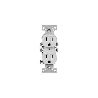 8615 (Bramec) | Ivory Duplex Receptacle
