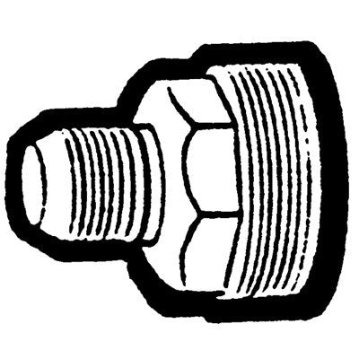 Brs 1051-8FLMH (Holyoke) | 1/2 F L X Male Hose | Male Garden Hose to Flare Adapter | 1/2FL X M Hose