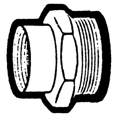 Brs 1051-8FPMH (Holyoke) | 1/2 F P X Male Hose | Male Garden Hose to Female Pipe Adapter | 1/2FPT X M Hose