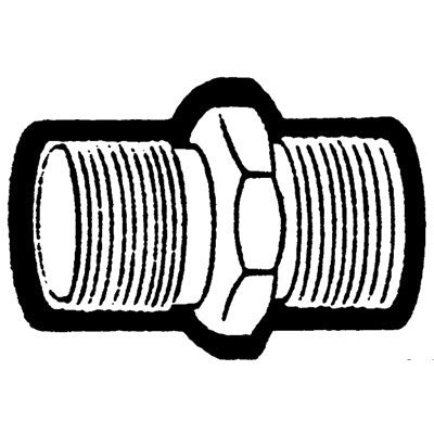 Brs 1051-MHMH (Holyoke) | 3/4 M H X Male Hose | Male Garden Hose Union | 3/4 M Hose X M Hose
