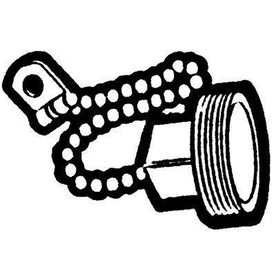 Brs 1060-12 (Holyoke) | Hose Plug W/12'' Chain | Garden Hose Plug With Chain | M Hose