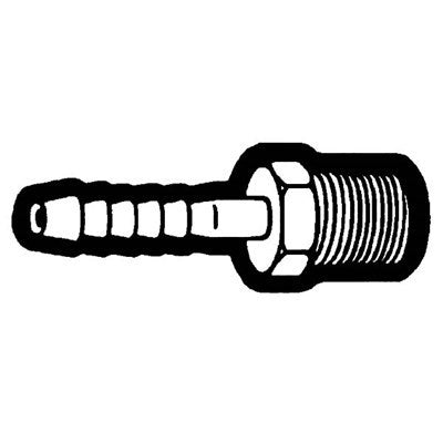 Brs 139-68 (Holyoke) | 3/8X1/2 Male Hose Barb | Air Line Barb to Male Pipe | 3/8 X 1/2