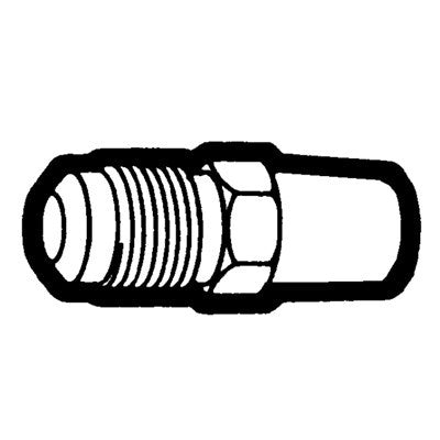 Brs 4048-44 (Holyoke) | 1/4 Mfl X 1/4 OD Swt | Male Flare to Sweat Straight Adapter | 1/4