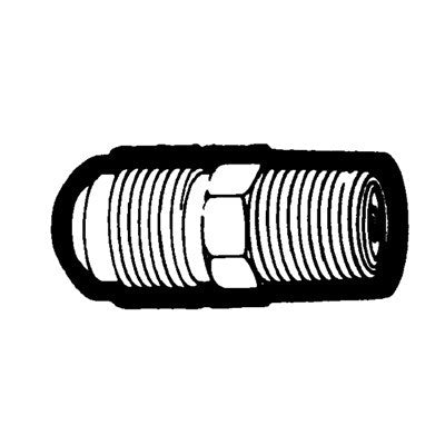 Brs 43-42 (Holyoke) | 1/4X1/8 FL Check Valve | Tube to Male Pipe Straight Check Valve | 1/4 X 1/8