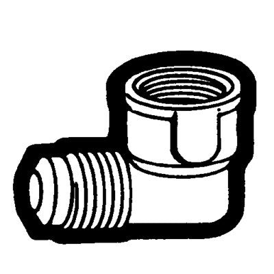Brs 50-64 (Holyoke) | 3/8X1/4 Flare Fem Elbow | Tube to Female Pipe Elbow Adapter | 3/8 X 1/4