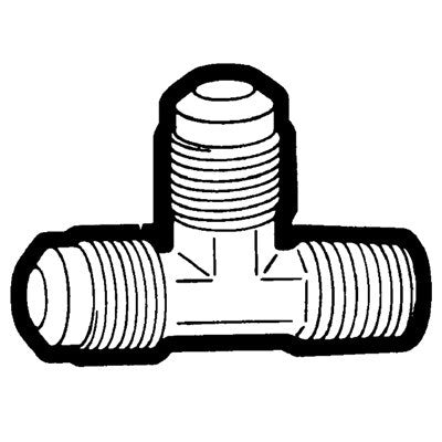 Brs 51-1212 (Holyoke) | 3/4X3/4 MP Run Flare Tee | Tube to Male Pipe Run Tee Adapter | 3/4 X 3/4
