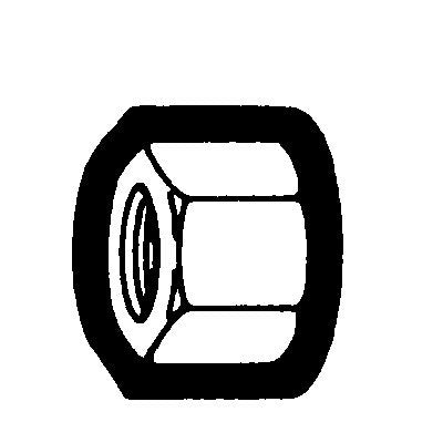 Brs 61-6 (Holyoke) | 3/8 Compression Nut | Standard Nut | 3/8