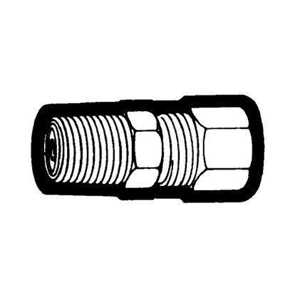 Brs 63-42 (Holyoke) | 1/4X1/8 Compression Male Check | Tube to Male Pipe Straight Check Valve | 1/4 X 1/8