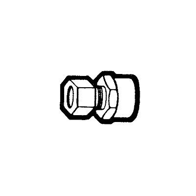 Brs 668-48S (Holyoke) | 1/4COMPX1/2 Sweat Adapt | Tube to Sweat Straight Adapter | 1/4 X 1/2
