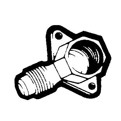 Brs DE564-68 (Holyoke) | 3/8X1/2 FL Drop Ear EL | Tube to Female Pipe Drop Ear Elbow Adapter | 3/8 X 1/2
