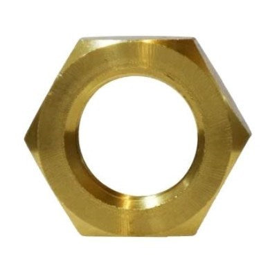 6624 (Holyoke) | 1/2 Brass Lock-Nut Lead Free | Brass Pipe Fittings | Lock Nut | 1/2 | Brass