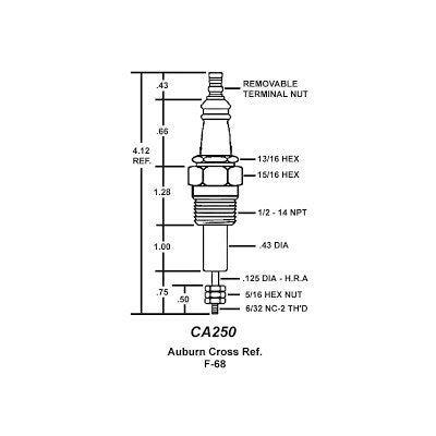 CA250 (Crown ) | Crown Feed Through Insulator | Igniter