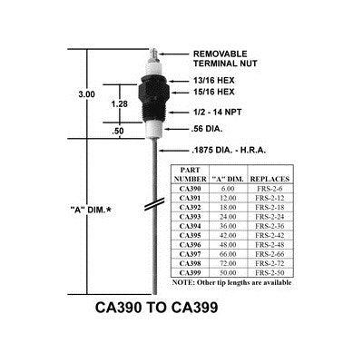 CA390 (Crown ) | Ignitor (EC13312-5) | Flame Rod