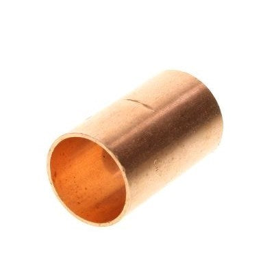CU 600 1/2 (Mueller) | Coupling W/ Stop C X C ID (100-F) | Copper Fittings | Coupling W/Stop | 1/2