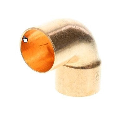 CU 607-2 3/4 (Mueller) | Elbow 90° F X C ID (107C-2-K) | Copper Fittings | Fitting Elbow 90° | 3/4