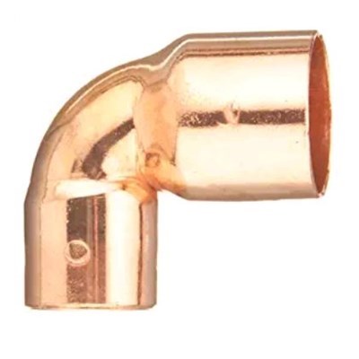 CU 607R 1-1/4 X 1 (Mueller) | Elbow 90° C X C ID (107CR-QM) | Copper Fittings | Reducing Elbow 90° | 1-1/4 X 1