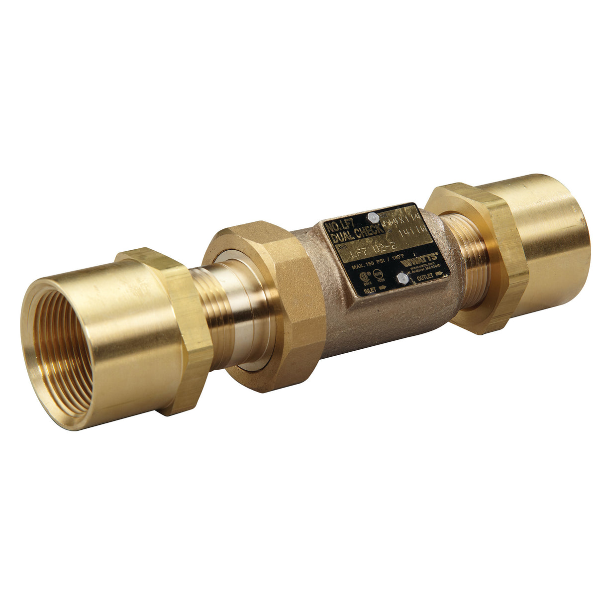 0792075 (Watts) | 1 1/4x1 1/4 LF7 U2-2 | Lead Free | Npt