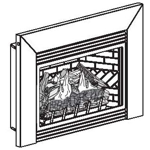 DV35IN33LP | Innsbrook DV Fireplce Insert LP SS SG Burner,Liner,Blowr, LARGE