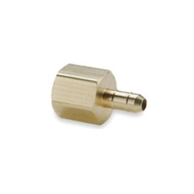 DYNBFC-42 (Dynacon) | Barb TO FPT Adapter 1/4 Barb X 1/8 FPT | Tubing Fittings - Pneumatic | Adapter | 1/4 Barb X 1/8 FPT | Brass