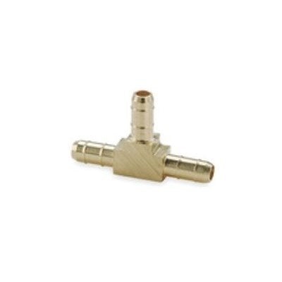 DYNBT-444 (Dynacon) | Barb Tee 1/4 Barb X 1/4 Barb X 1/4 Barb | Tubing Fittings - Pneumatic | Tee | 1/4 Barb X 1/4 Barb X 1/4 Barb | Brass