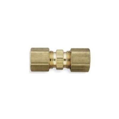 DYNCC-44 (Dynacon) | Compression Union 1/4 Comp X 1/4 Comp | Tubing Fittings - Pneumatic | Compression Union | 1/4 Comp X 1/4 Comp | Brass