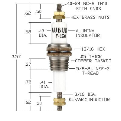 F-150 (Auburn) | Auburn Feed-Through Electrode | Electrode