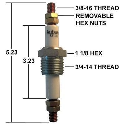 F-310-H (Auburn) | Auburn Feed-Through Electrode | Electrode