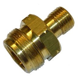 F276130 | Throwaway cylinder Adaptor X 9/16 in. LH Adaptor with Shutoff