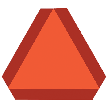 48125-A (Mid America Graphics) Decal-Smv Triangle 13.5