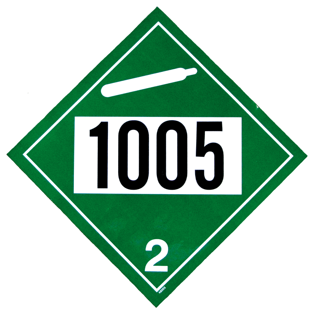 FE5026-HD | Decal-1005 Diamond Liq Nh3 Grn On Wht Hd
