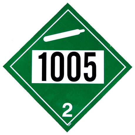 FE5026-HD | Decal-1005 Diamond Liq Nh3 Grn On Wht Hd