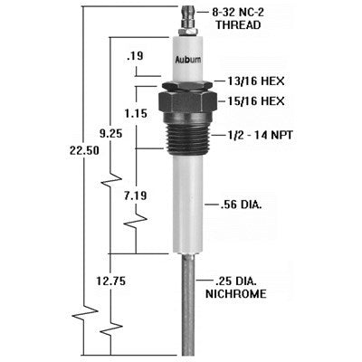 E5-FRS-3 (Auburn) | Auburn Flame Rod (CA410) | Flame Rod