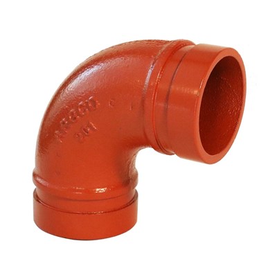 7010040 (Argco) | Grv 90 1 Elbow Std Long (201) | Grooved Fittings | Elbow 90 | Grooved | 1