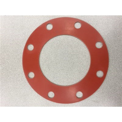 Gskrr 8 Full Face (Gaskets) | Gasket 8 150# Red Rubber 1/8 Thick | Gaskets | 1/8 | 8 | Red Rubber