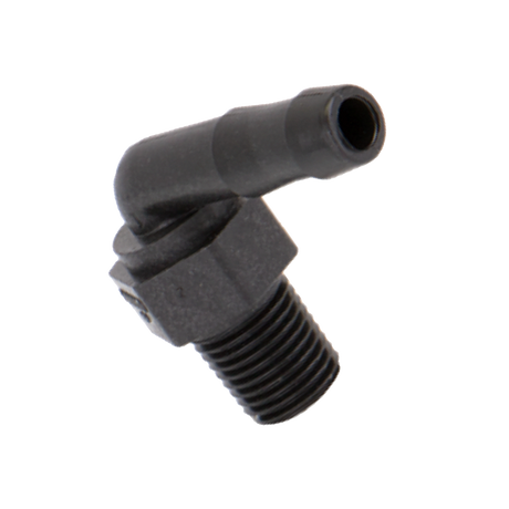 HB025/038-90 (Banjo) Barb-1/4 Mpt X 3/8 Hb 90Deg
