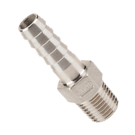 316-A1438 (Banjo) Barb-1/4 Mpt X 3/8 Hb Ss