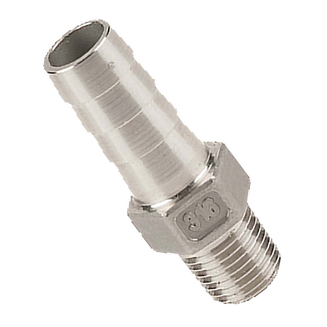 316-A1412 (Banjo) Barb-1/4 Mpt X 1/2 Hb Ss