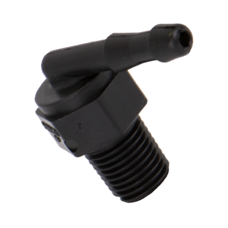 HB025-90 (Banjo) Barb-1/4 Mpt X 1/4 Hb 90Deg