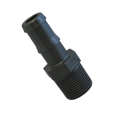 HB038 (Banjo) Barb-3/8 Mpt X 3/8 Hb