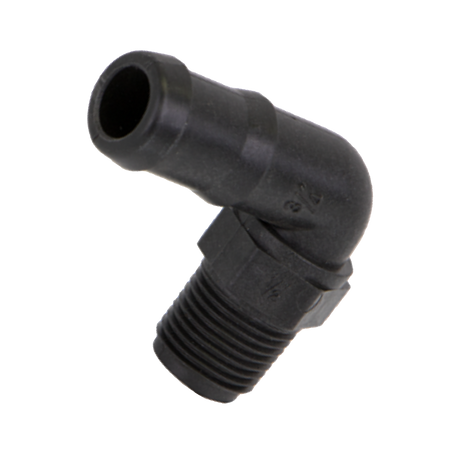 HB050/075-90 (Banjo) Barb-1/2 Mpt X 3/4 Hb 90Deg