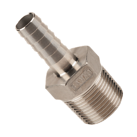 HB075-050SS (Banjo) Barb-3/4 Mpt X 1/2 Hb Ss