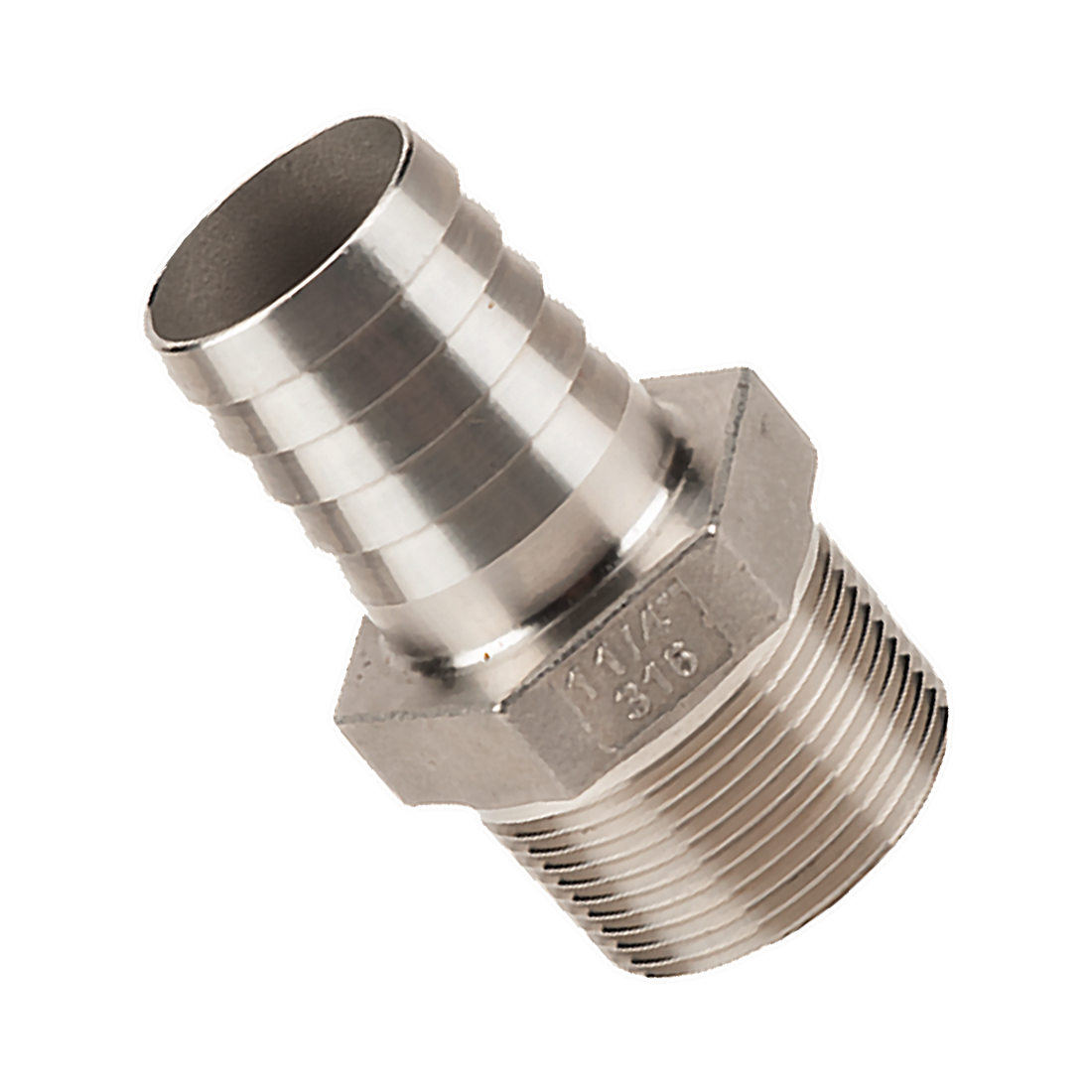 316-A114 (Banjo) Barb-1-1/4 X 1-1/4 Hb Ss