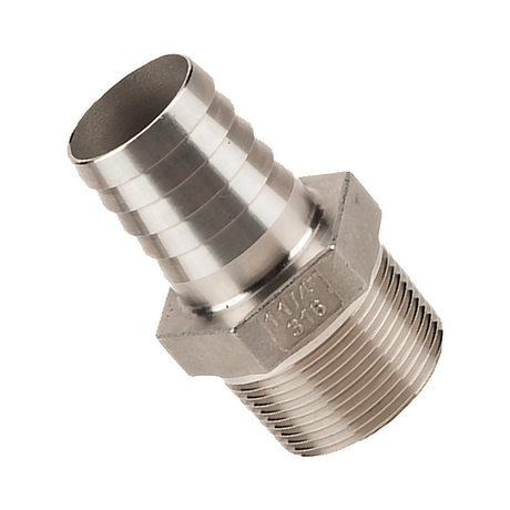 316-A114 (Banjo) Barb-1-1/4 X 1-1/4 Hb Ss