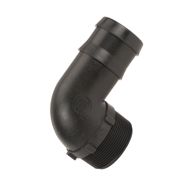 HB200-90 (Banjo) Barb-2 Mpt X 2 Hb 90Deg