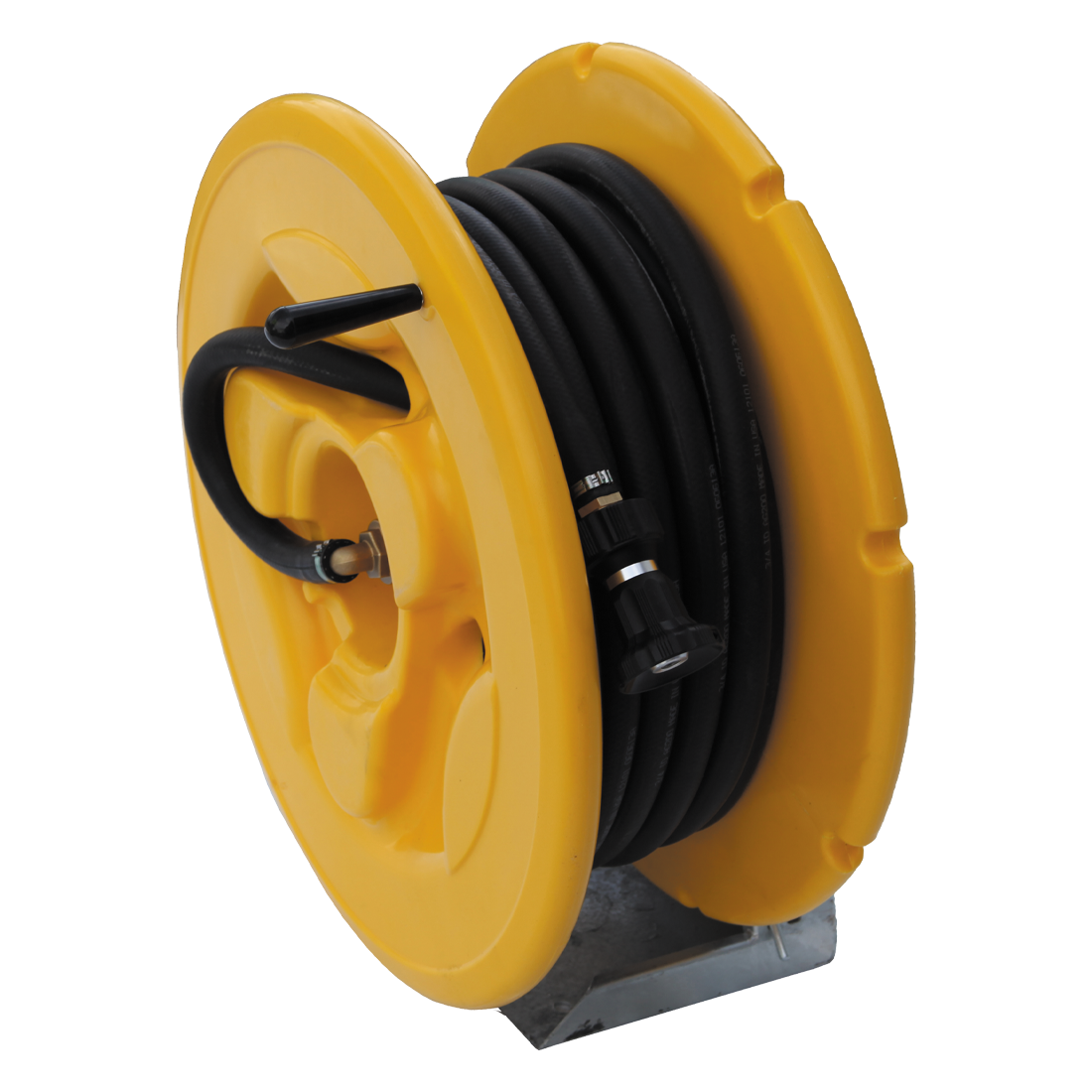 AHSPB100YE01 (Enduraplas) Reel-Hose 100 Hose And Lance On Stand