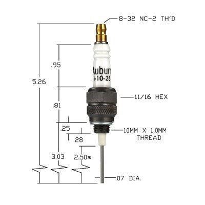 E5-I-10-25 (Auburn) | Auburn Electrode (CA635) | Igniter