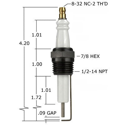 E5-I-25 (Auburn) | Auburn Electrode (CA230) | Igniter