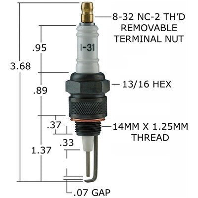 E5-I-31 (Auburn) | Auburn Electrode (CA505) | Igniter