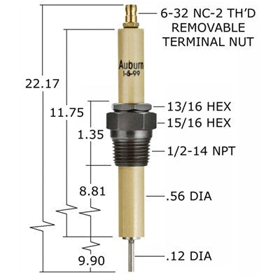 E5-I-5-99 (Auburn) | Auburn Electrode (CA370) | Igniter